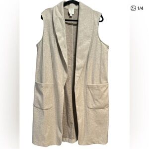 Joie Tan Sleeveless Cardigan